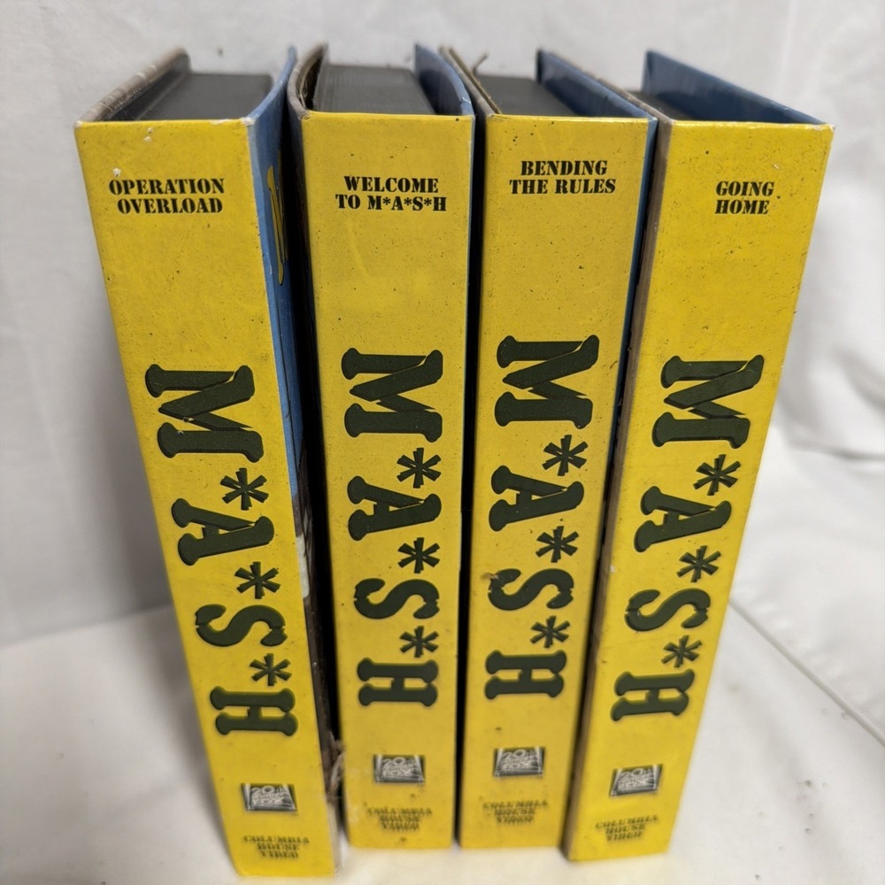 MASH The Collector's Edition‎ Lot of 4 VHS Total of 12 Episodes Tested